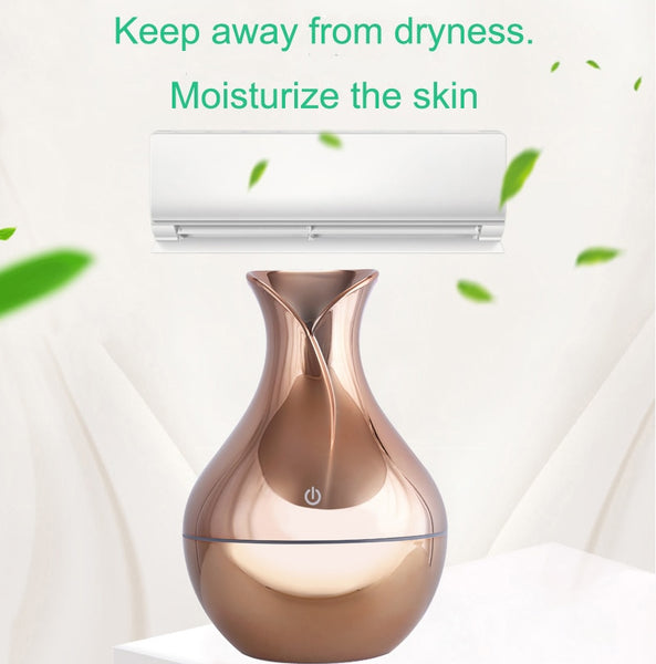 Wood Grain Atomizer Oil Diffuser