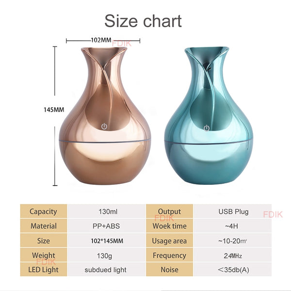 Wood Grain Atomizer Oil Diffuser