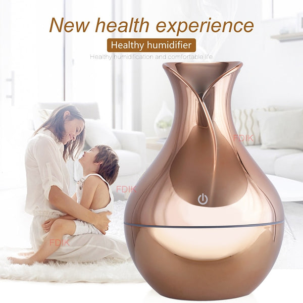 Wood Grain Atomizer Oil Diffuser