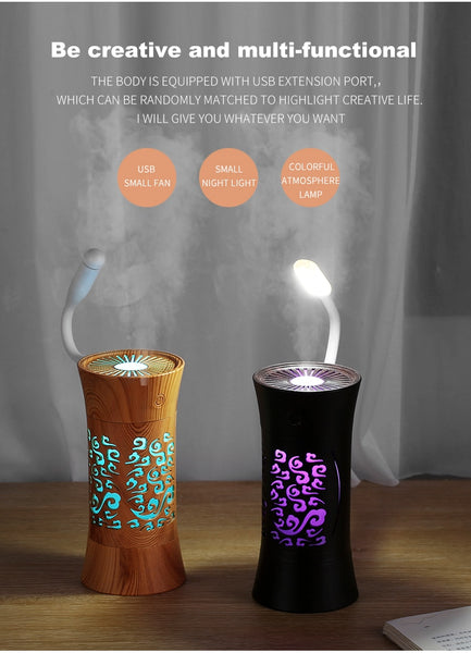 Wood Grain Home Oil Diffuser