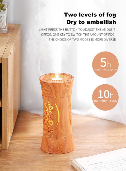 Wood Grain Home Oil Diffuser