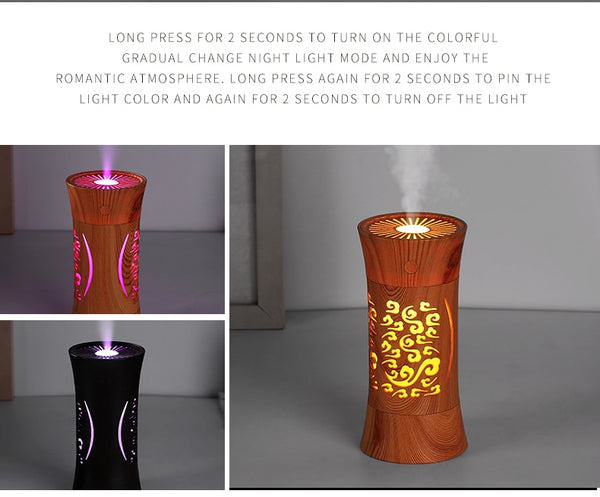 Wood Grain Home Oil Diffuser