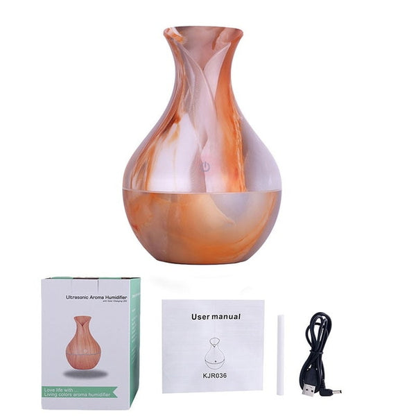Wood Grain Atomizer Oil Diffuser