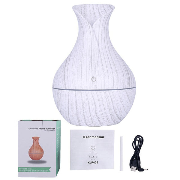Wood Grain Atomizer Oil Diffuser