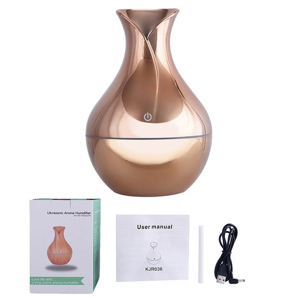 Wood Grain Atomizer Oil Diffuser