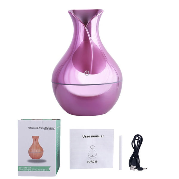 Wood Grain Atomizer Oil Diffuser