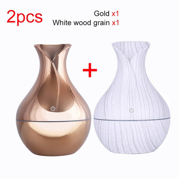 Wood Grain Atomizer Oil Diffuser