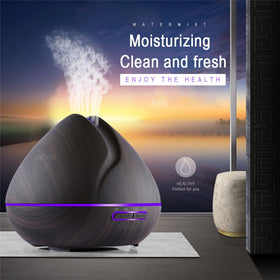 Essential Oil Aroma Diffuser With Wood